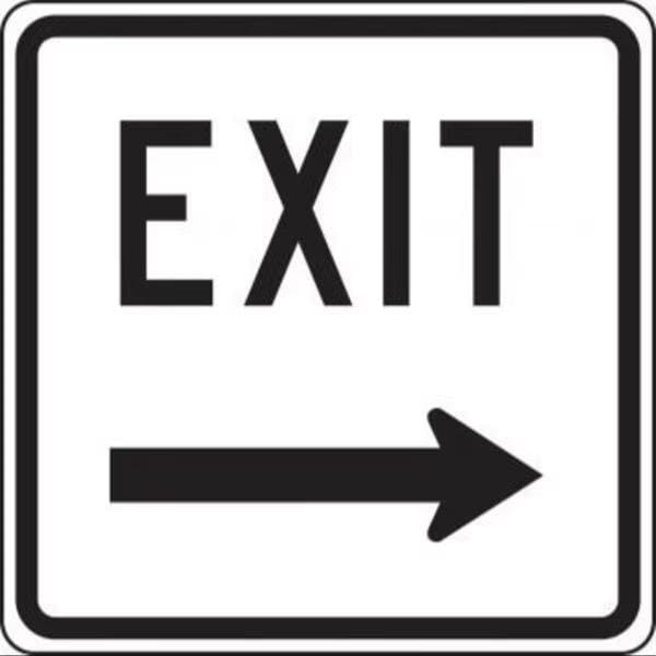 Accuform FACILITY TRAFFIC SIGN 18 in X 18 in FRR847HP - main